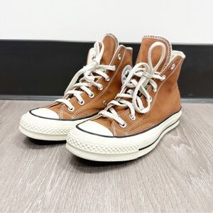 Converse Rust/Brown High-Top Sneakers - 7.5